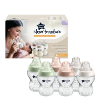 Biberon Tommee Tippee Closer to Nature, 260 ml, PP, 0 luni +, 6 buc